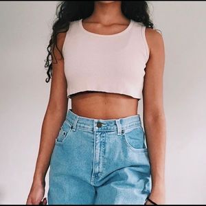 High waisted mom jeans